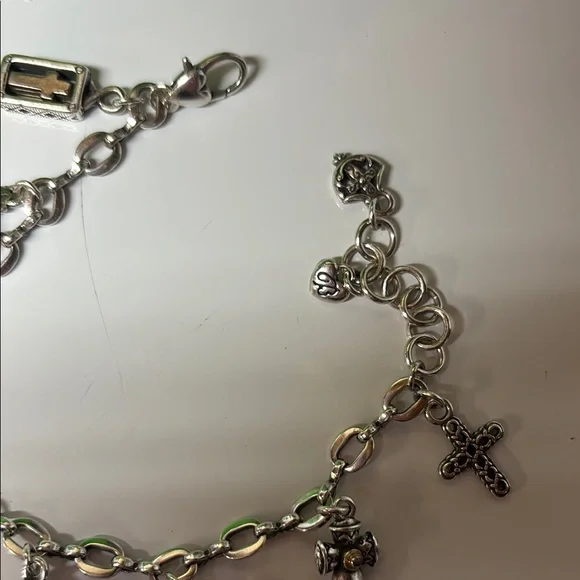 Brighton Silver Cross Charm Bracelet - Picture 2 of 6